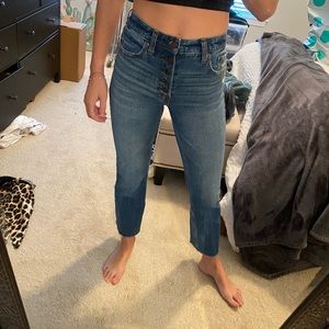 Abercrombie & Fitch high waisted jeans